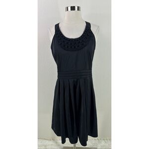 Ann Taylor LOFT Pom-Pom Semi Formal Sleeveless Mini Dress